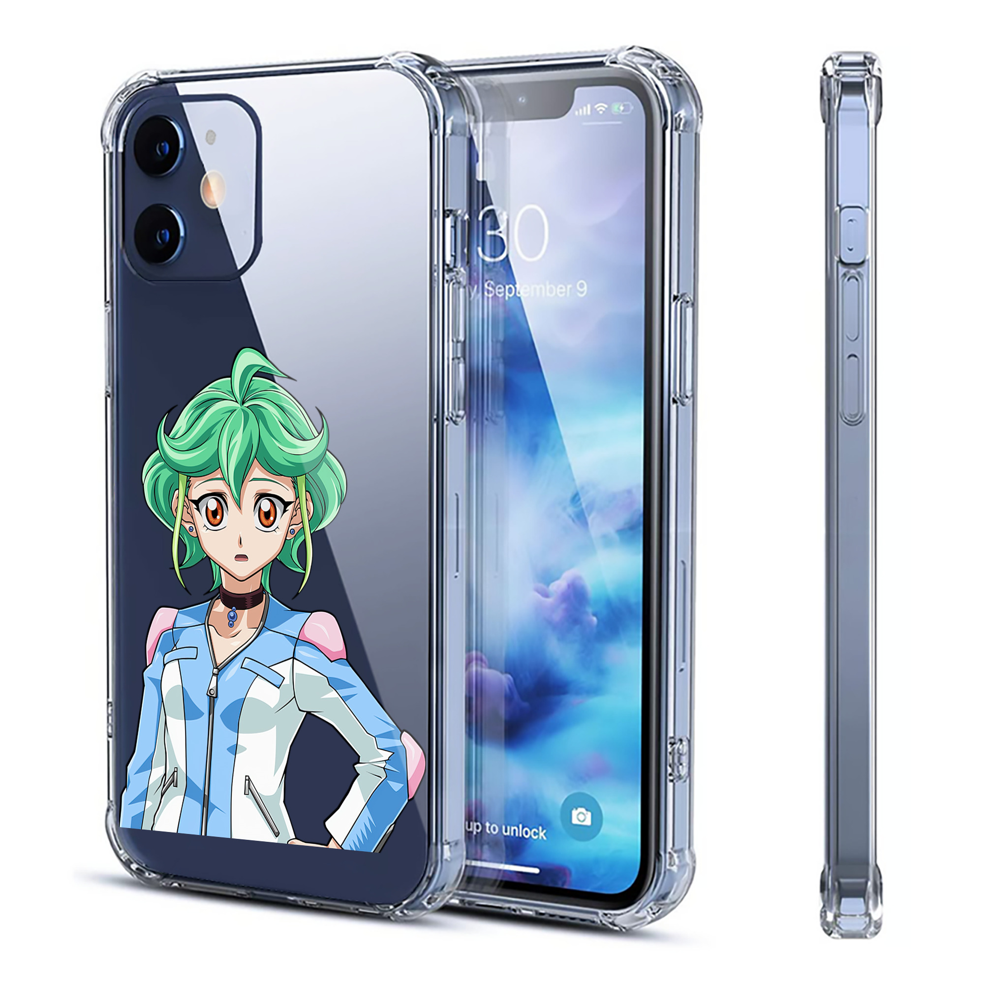 （画像用） 遊☆戯☆王 Yu-Gi-Oh! 【iPhone 12シリーズ対応】透明スマホケース（クリアソフトケース）